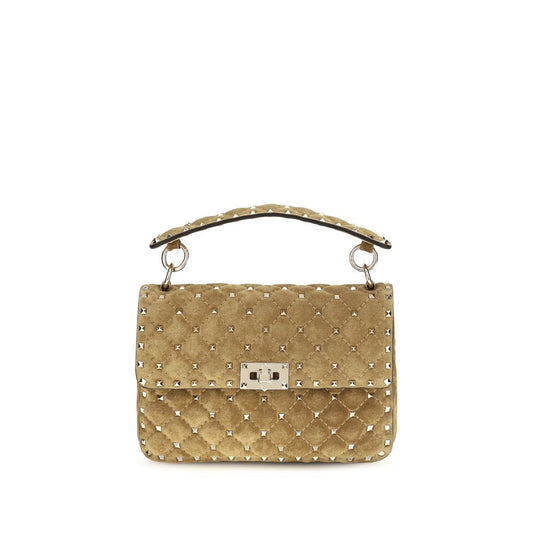 Valentino Garavani Beige Calf Leather Bos Taurus Shoulder Bag Valentino Garavani