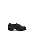 Valentino Garavani Black Goatskin Platform Loafers Valentino Garavani