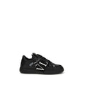 Valentino Garavani Black Calf Leather Bos Taurus Athletic Sneakers Valentino Garavani
