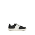 Valentino Garavani Black Calf Leather Bos Taurus Sneakers Valentino Garavani