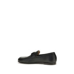 Valentino Garavani Black Deer Slip-On Loafers Valentino Garavani