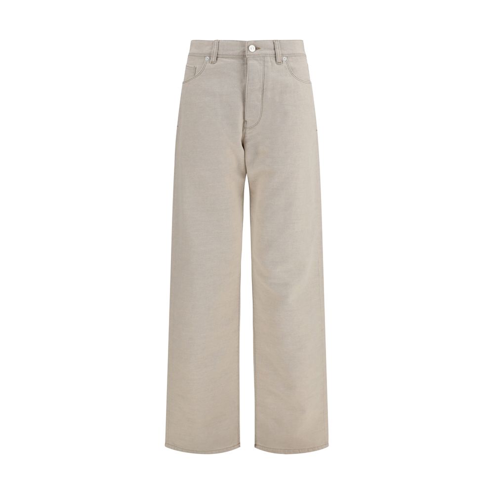 Fendi Beige Cotton Jeans Denim Fendi