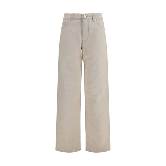 Fendi Beige Cotton Jeans Denim Fendi