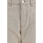 Fendi Beige Cotton Jeans Denim Fendi
