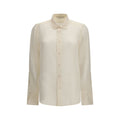 Fendi Beige Silk Pattern Shirt Fendi