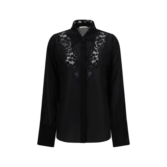 Fendi Black Silk Blouse Fendi