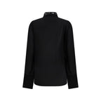 Fendi Black Silk Blouse Fendi