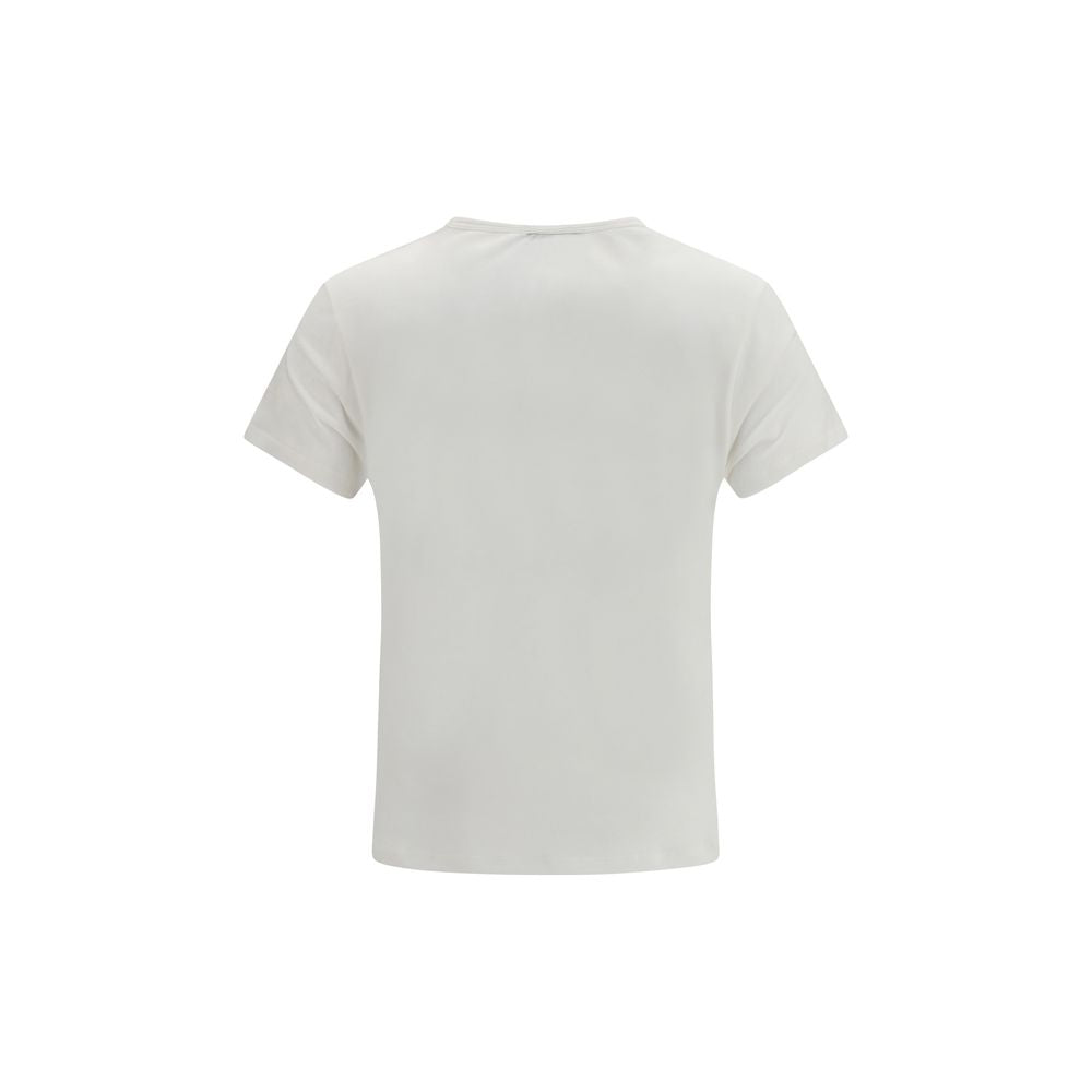 Fendi White Cotton T-Shirt Fendi