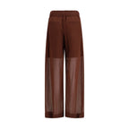 Brunello Cucinelli Brown Cotton Casual Pants Brunello Cucinelli