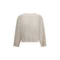 Brunello Cucinelli White Cashmere Sweater Brunello Cucinelli
