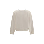 Brunello Cucinelli White Cashmere Sweater Brunello Cucinelli