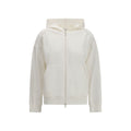 Brunello Cucinelli White Cotton Sweatshirt Brunello Cucinelli