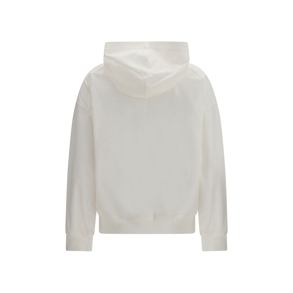 Brunello Cucinelli White Cotton Sweatshirt Brunello Cucinelli