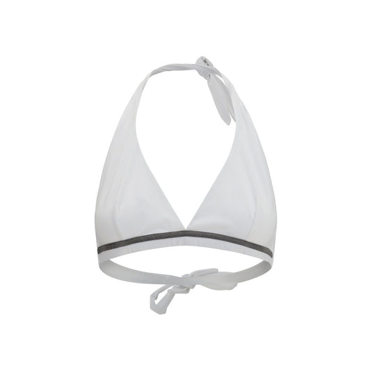 Brunello Cucinelli White Polyamide Bikini Brunello Cucinelli