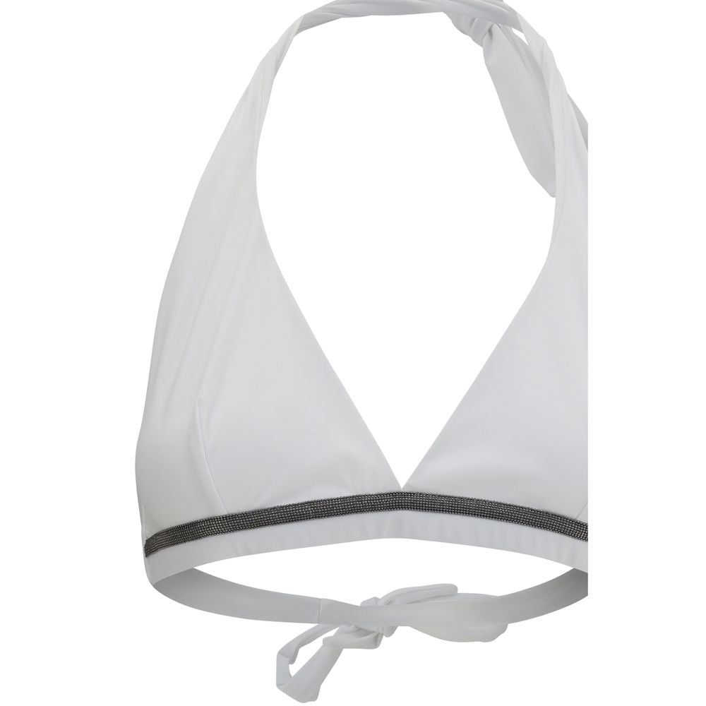 Brunello Cucinelli White Polyamide Bikini Brunello Cucinelli