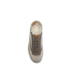 Brunello Cucinelli Beige Suede Leather Sneakers - Eljoys Fashion 