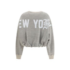 R13 Gray Cotton Sweatshirt