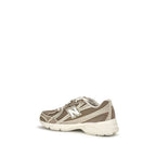 New Balance Beige Fabric Athletic Sneakers New Balance