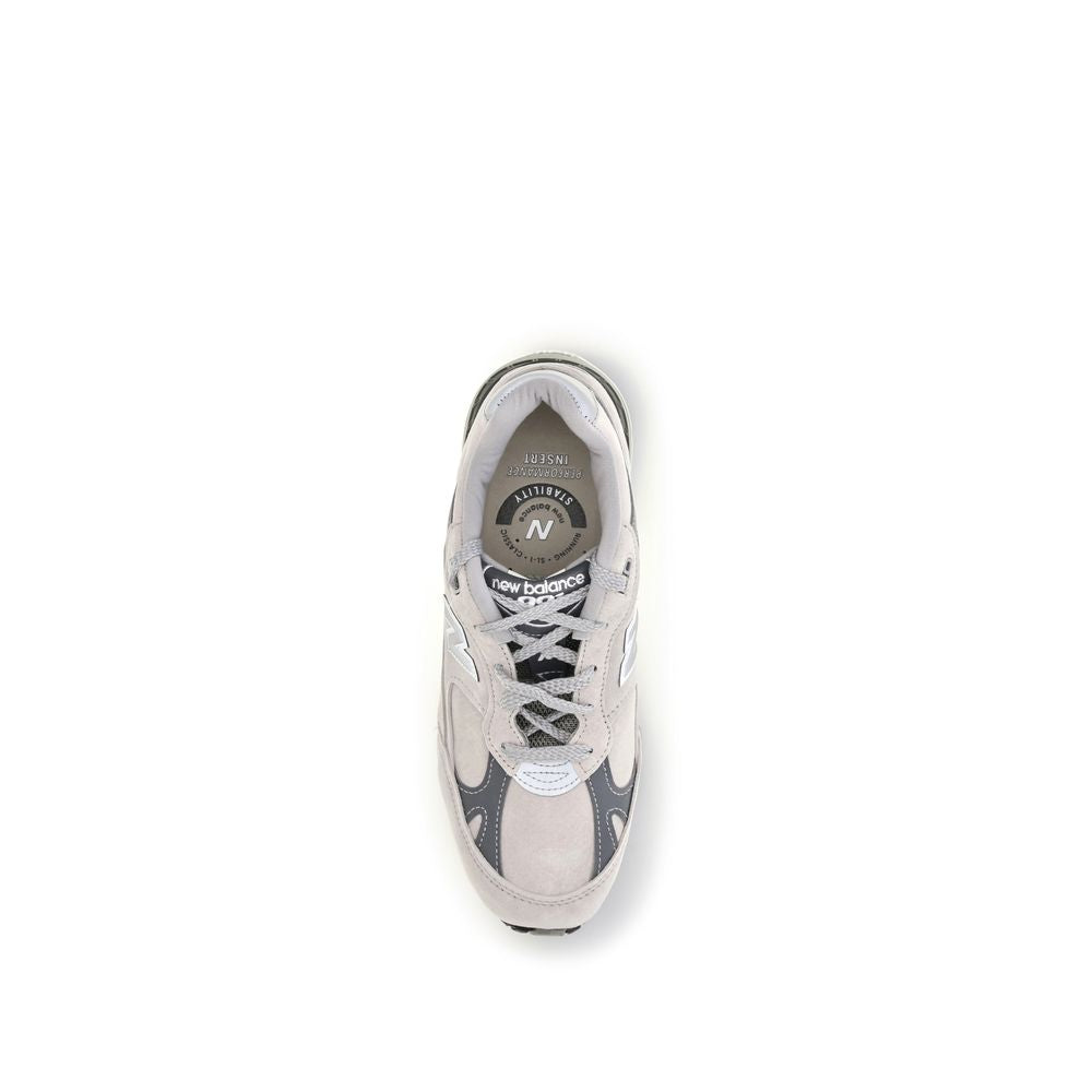 New Balance Gray Suede Leather Athletic Sneakers New Balance