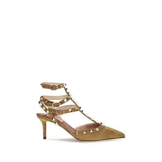 Valentino Garavani Beige Goatskin High Heel Pumps Valentino Garavani