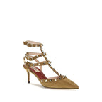 Valentino Garavani Beige Goatskin High Heel Pumps Valentino Garavani