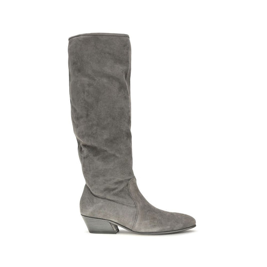 Pedro García Gray Suede Leather Ankle Boots Pedro García