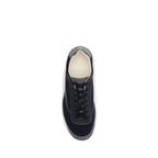 Brunello Cucinelli Blue Suede Leather Athletic Sneakers Brunello Cucinelli