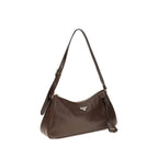 Prada Brown Calf Leather Bos Taurus Shoulder Bag Prada