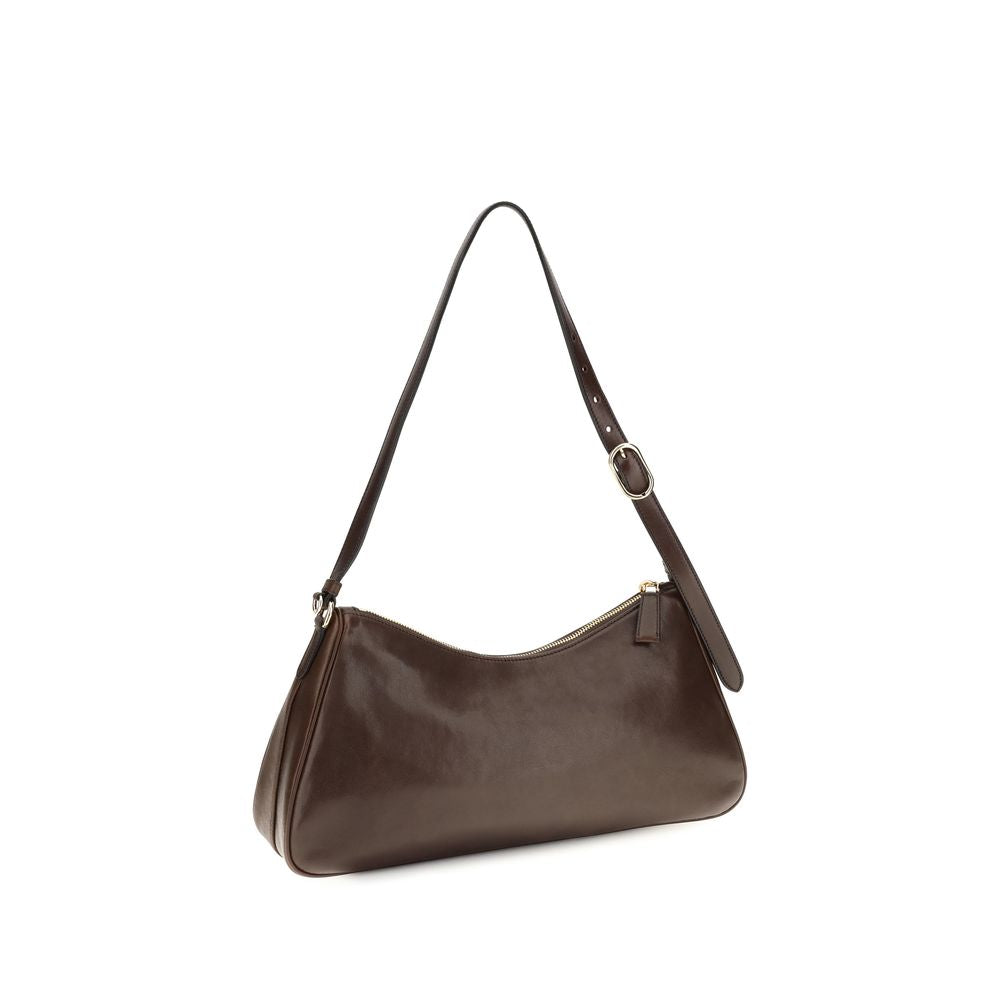 Prada Brown Calf Leather Bos Taurus Shoulder Bag Prada