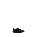 Valentino Garavani Black Calf Leather Bos Taurus Athletic Sneakers Valentino Garavani