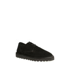 Marsell Black Calf Leather Bos Taurus Oxfords And Derbies