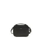 Ferragamo Black Calf Leather Bos Taurus Shoulder Bag Ferragamo