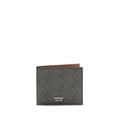 Ferragamo Gray Calf Leather Bos Taurus Wallet Ferragamo