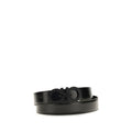 Ferragamo Black Calf Leather Bos Taurus Regular Belt Ferragamo