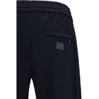 Dolce & Gabbana Blue Polyamide Athletic Pants Dolce & Gabbana