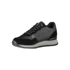 Napapijri Sleek Black Contrast Lace Sneakers Napapijri