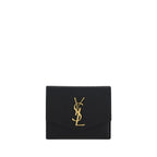 Saint Laurent Black Calf Leather Bos Taurus Wallet Saint Laurent