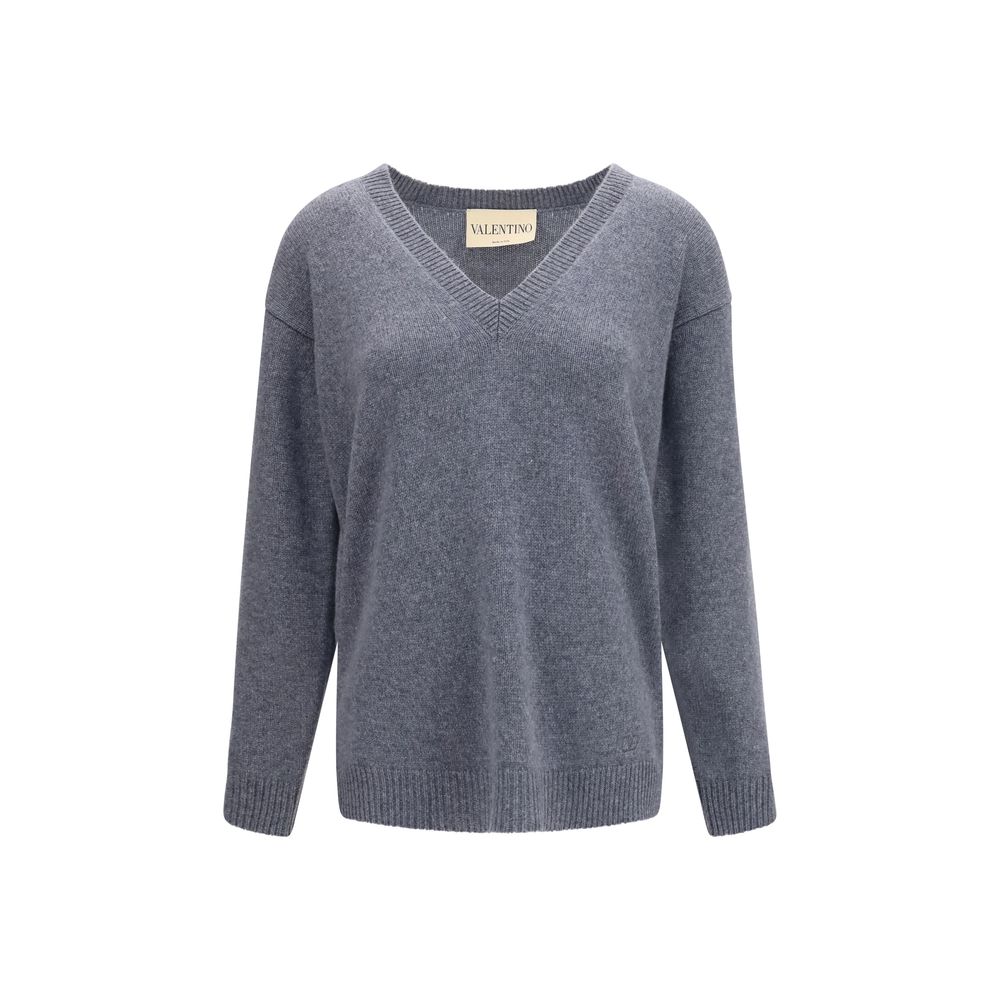 Valentino Garavani Gray Cashmere Sweater