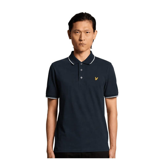 Lyle & Scott Blue Cotton Polo Shirt Lyle & Scott