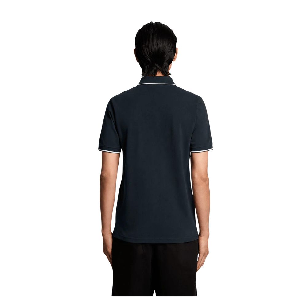 Lyle & Scott Blue Cotton Polo Shirt Lyle & Scott