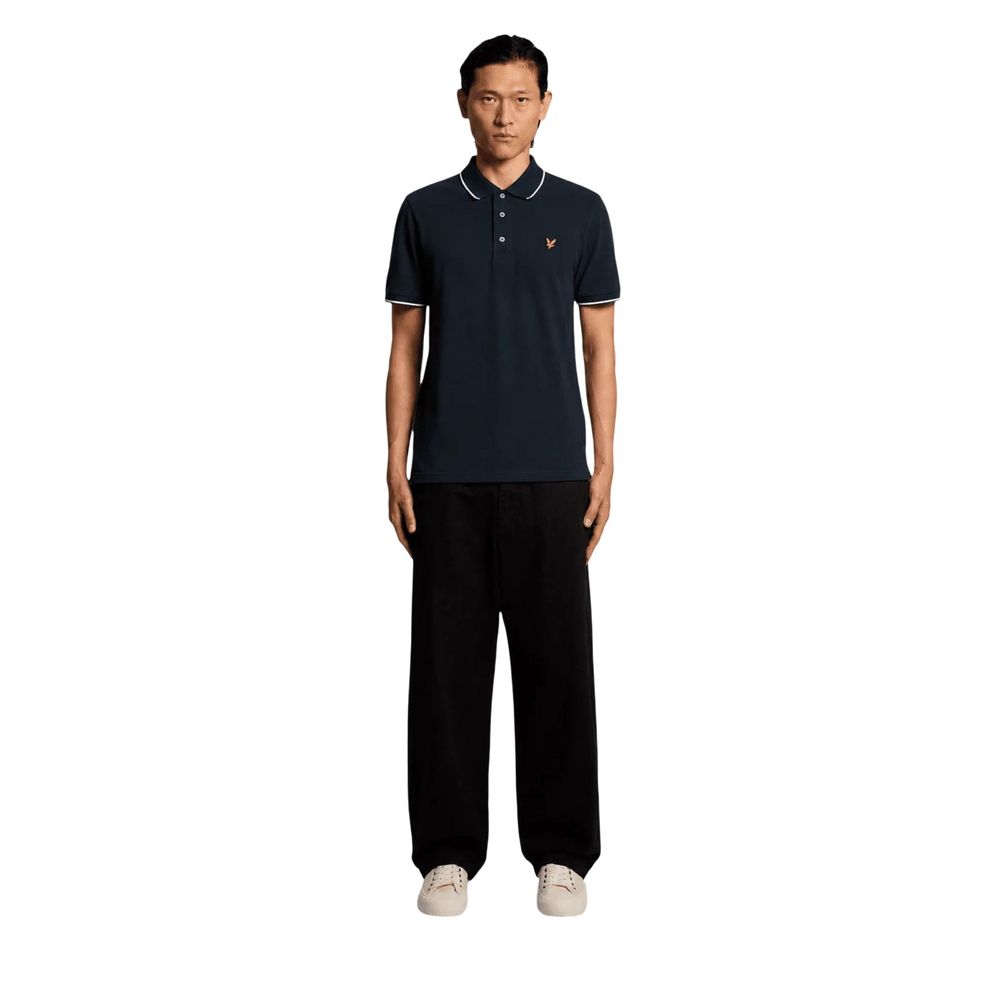 Lyle & Scott Blue Cotton Polo Shirt Lyle & Scott