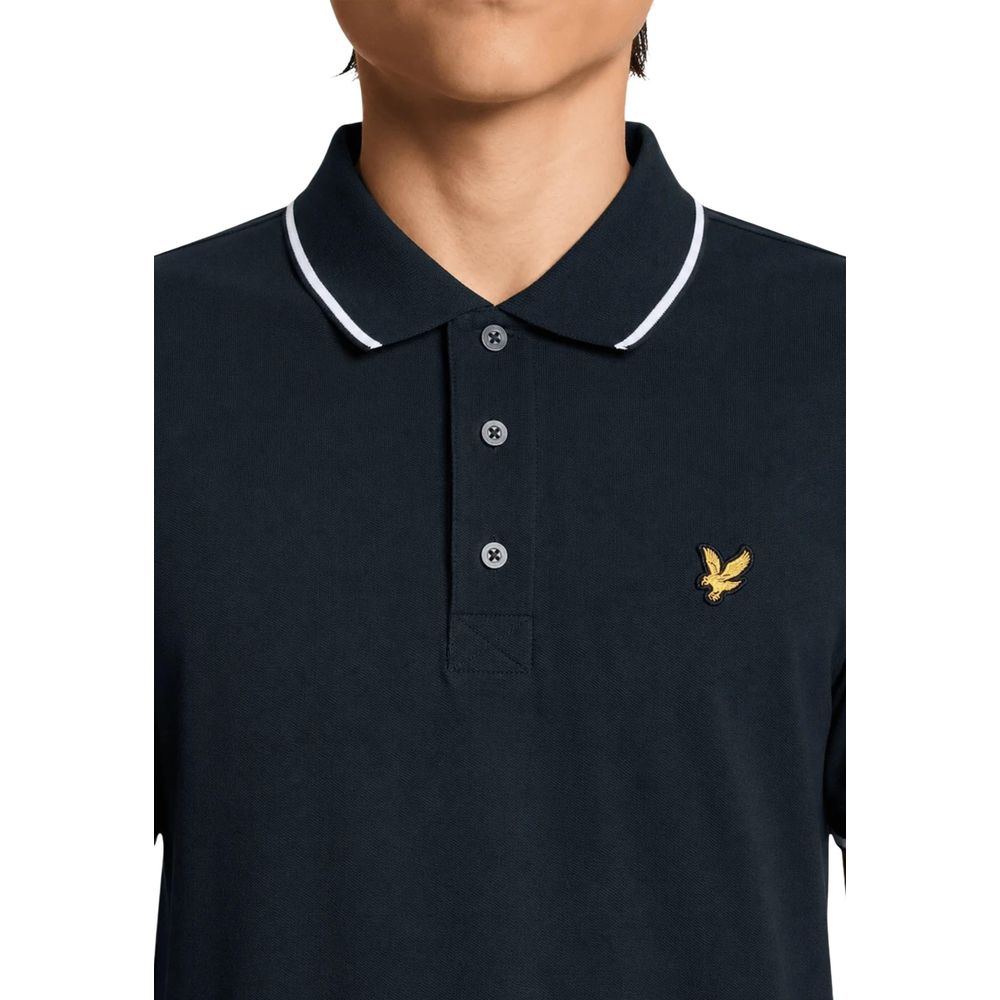 Lyle & Scott Blue Cotton Polo Shirt Lyle & Scott