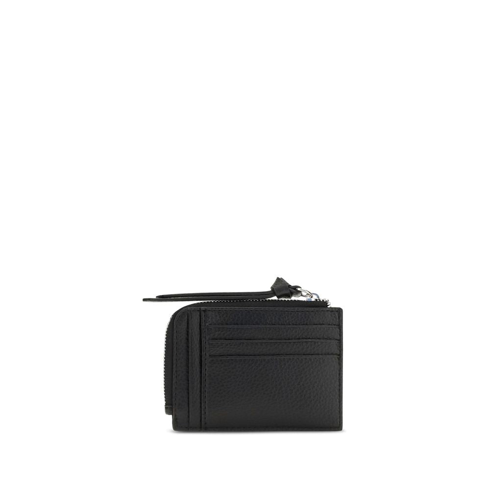 Vivienne Westwood Black Calf Leather Bos Taurus Wallet Vivienne Westwood