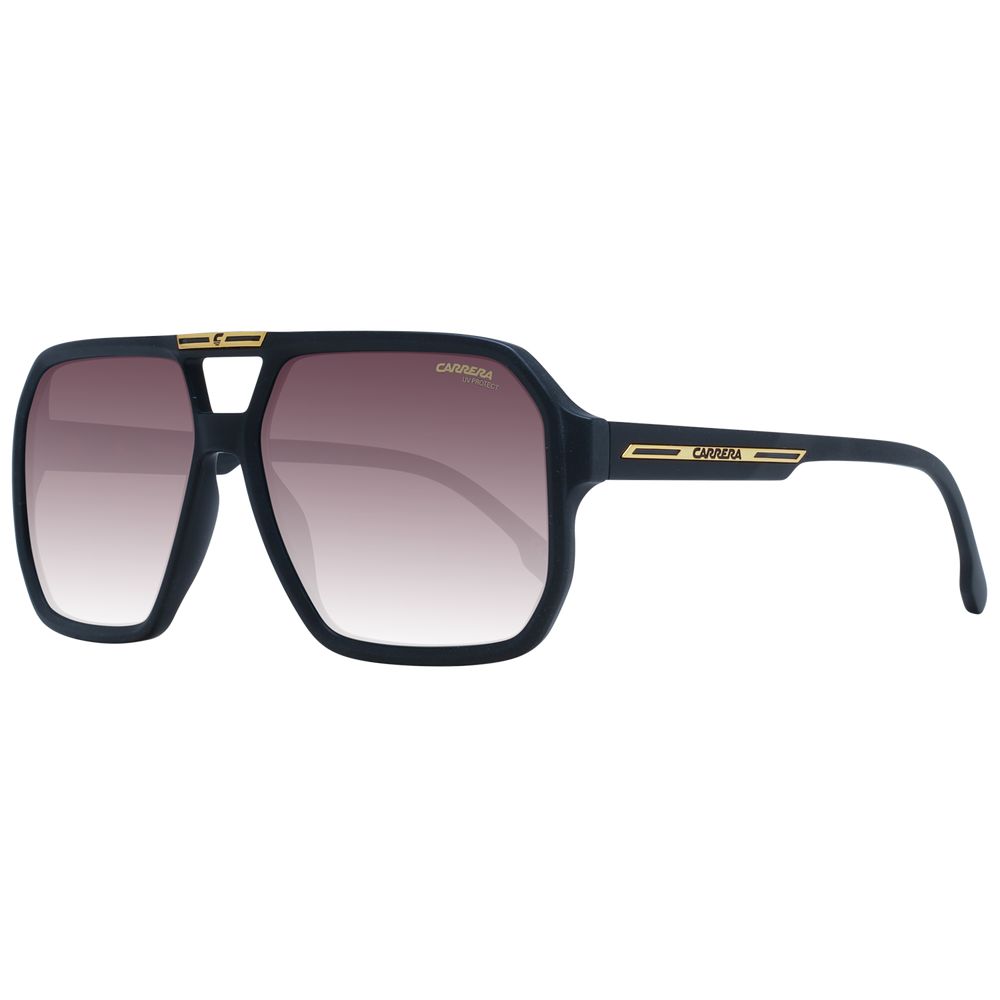 Carrera black eco polyamide sunglasses with sleek frames and tinted lenses, stylish and environmentally friendly eyewear.