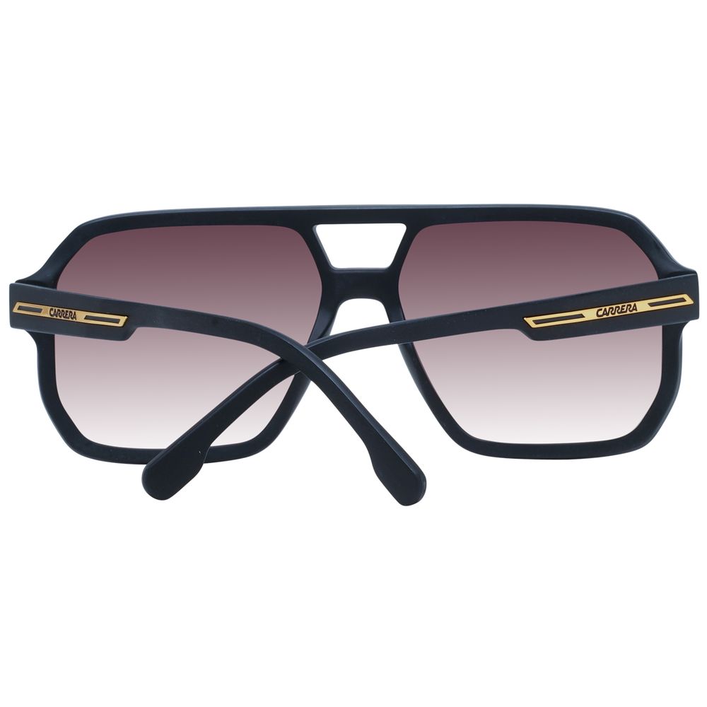 Carrera black eco polyamide sunglasses with sleek frame and dark lenses, stylish and eco-friendly eyewear for everyday wear.