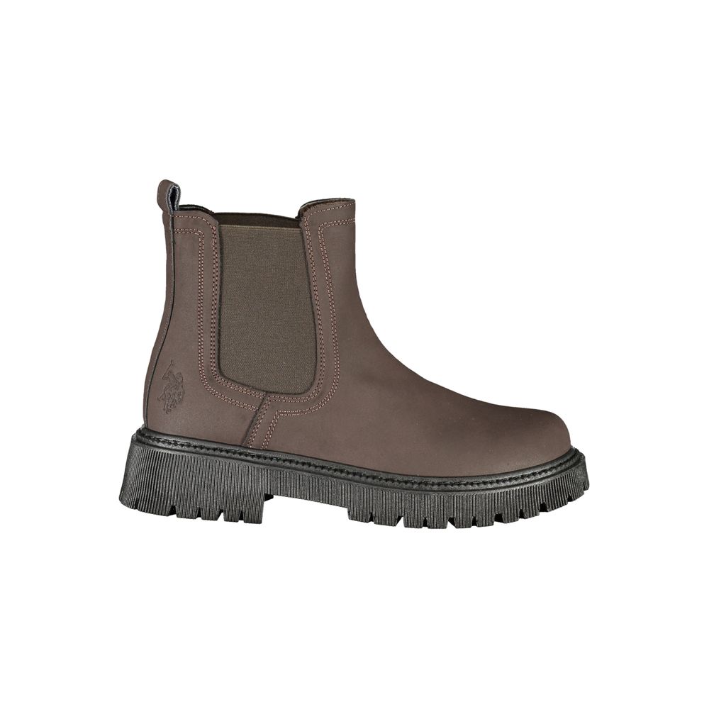 U.S. POLO ASSN. Brown Polyurethane Women's Boot - Eljoys Fashion 