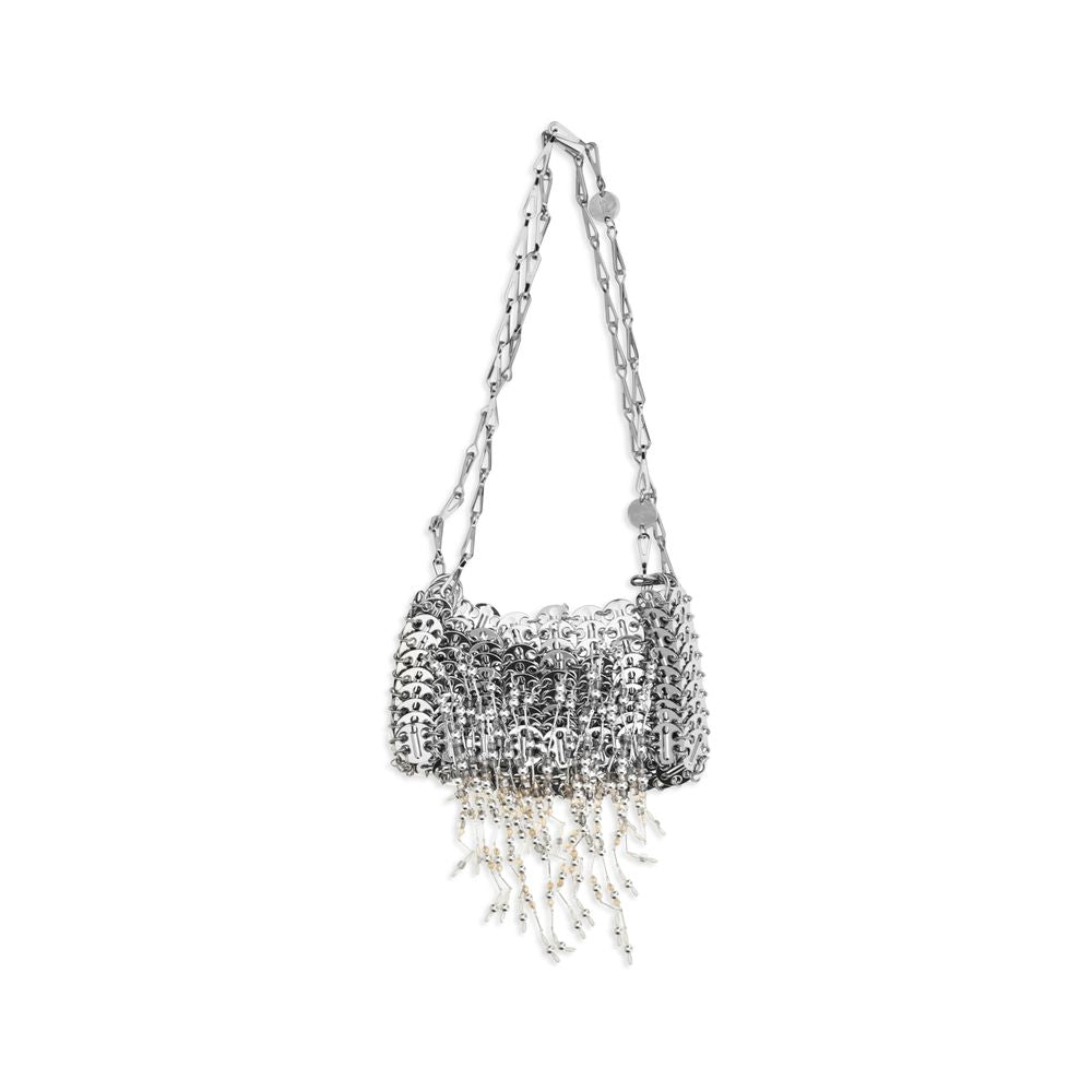 Rabanne Silver Stainless Steel Shoulder Bag Rabanne
