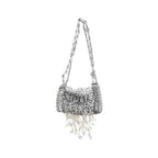 Rabanne Silver Stainless Steel Shoulder Bag Rabanne