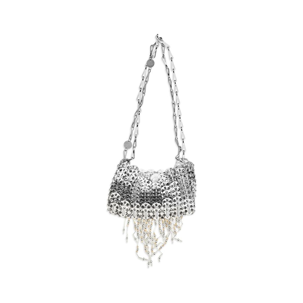 Rabanne Silver Stainless Steel Shoulder Bag Rabanne