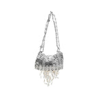 Rabanne Silver Stainless Steel Shoulder Bag Rabanne